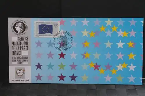 Frankreich Ausstellungskarte der La Poste zur Messe Essen '94