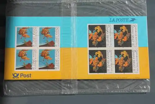 Frankreich - Deutschland; Faltkarte, Folder 1991, Max Ernst