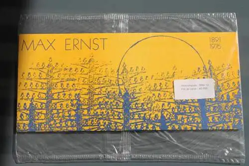 Frankreich - Deutschland; Faltkarte, Folder 1991, Max Ernst