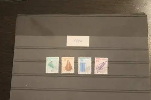 France 1990, 2752-2814; postfrisch, Frankreich Jahrgang 1990, 64 Werte, 1 Block, überkomplett, 4 Steckkarten