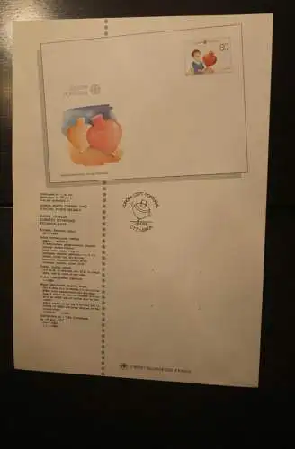 Portugal, CEPT EUROPA UNION 1989; Ankündigungsblatt