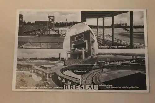 Breslau:Deutsches Turn- u. Sportfest 1938;Hermann-Göring-Stadion mit Führerturm und Ehrenhof