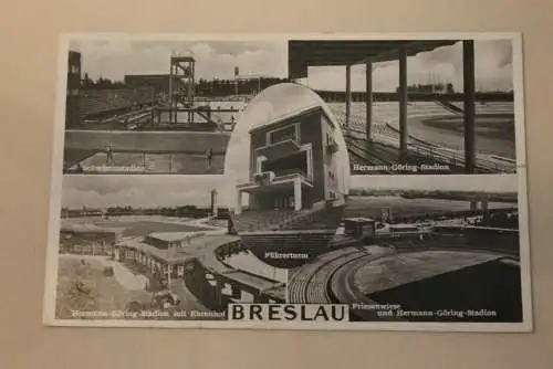 Breslau: Deutsches Turn- und Sportfest 1938; Hermann-Göring-Stadion mit Ehrenhof und Führerturm