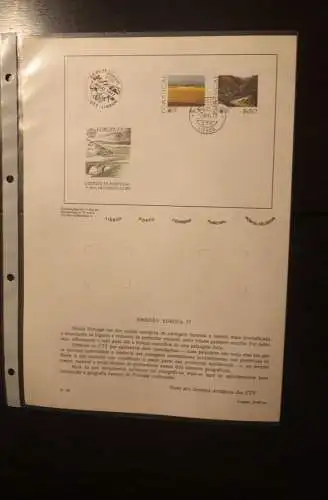 Portugal  CEPT EUROPA UNION 1977; MiNr. 1360-61; Ankündigungsblatt