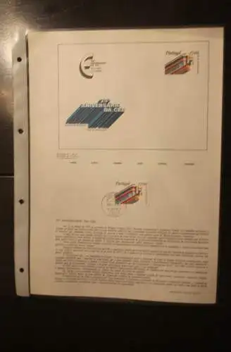 Portugal; 25 Jahre EWG 1982; ETB, Ersttagsblatt; MiNr. 1556