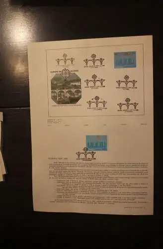Portugal Azoren CEPT EUROPA-UNION 1984; ETB, Ersttagsblatt; MiNr. 364
