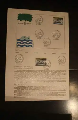 Portugal  CEPT EUROPA-UNION 1986; MiNr. 1690; ETB, Ersttagsblatt