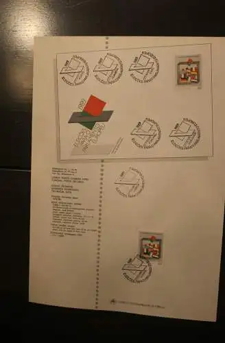 Portugal, ETB, Ersttagsblatt; 3. Direktwahl zum Europa-Parlament 1989; MiNr. 1784