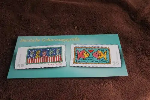 Grußkarte Deutsche Post 2008; Europa-Marken