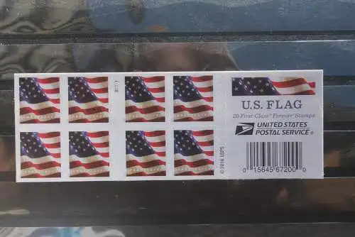 U.S. Flag;  20 First-Class Self adhesive Forever Stamps, 2017