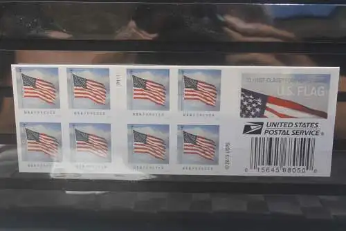 U.S. Flag; 20 First-Class Forever Self-adhesive Stamps, 2016