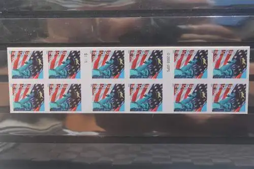 Lady Liberty and U.S. Flag; 20 First-Class Self-adhesive Stamps; 2006; lesen