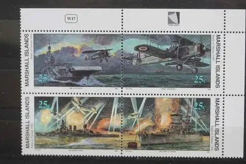 Marshall Islands; 2. Weltkrieg - Serie; WK II -Series 1990; ZD Battle of Taranto, ungebraucht