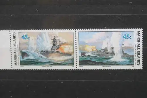 Marshall Islands; 2. Weltkrieg - Serie; WK II -Series 1990; ZD Battle of the River Plate, ungebraucht