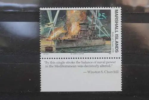 Marshall Islands; 2. Weltkrieg - Serie; WK II -Series 1990; Battle of Taranto, ungebraucht