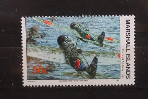 Marshall Islands; 2. Weltkrieg - Serie; WK II -Series 1990; Battle of Midway, ungebraucht