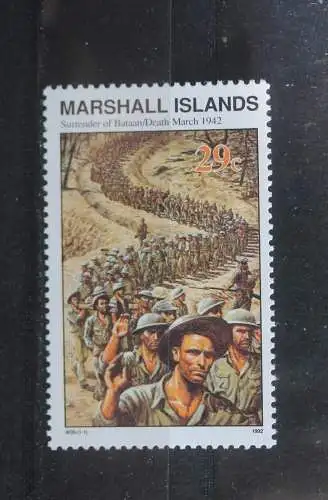 Marshall Islands; 2. Weltkrieg - Serie; WK II -Series 1990; Bataan, Todesmarsch, ungebraucht