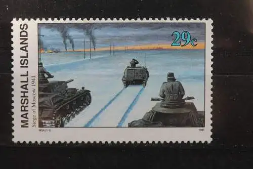 Marshall Islands; 2. Weltkrieg - Serie; WK II -Series 1990; Siege of Moscow, ungebraucht