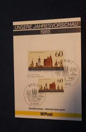 Jahresvorschau als MC; 1000 Jahre Verden 1985