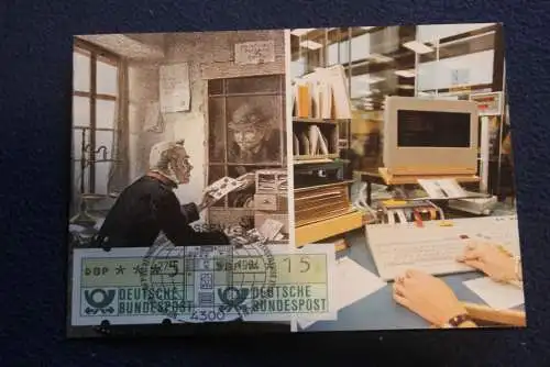 5. Intern. Messe Essen 1984; ATM auf MC mit Sonderstempel und Cachet