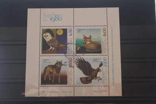 Europäisches Naturschutzjahr 1980, Blockausgabe Portugal, Block 30, gebraucht