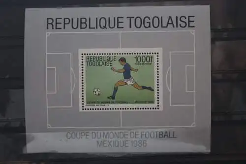 Fußball, Blockausgabe: Togo, ungebraucht