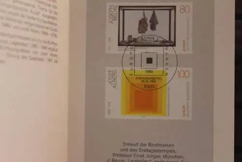 Ministerkarte zum Ausgabeanlaß:  "EUROPA", 5.05.1993 ; MiNr. 1673-74