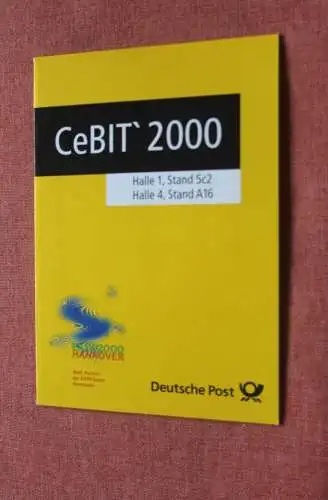 Klappkarte Deusche Post "CeBIT 2000"