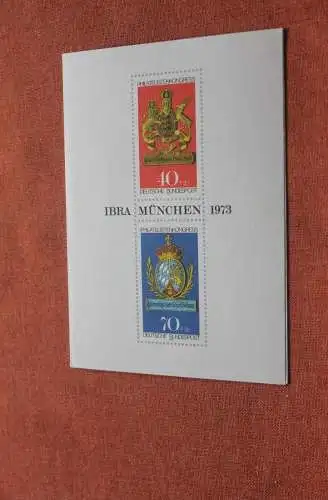 Klappkarte Deusche Post für Abonnenten; IBRA München 1973