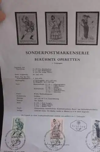 Berühmte Operetten; 1. Teilausgabe; Legende; Erläuterungsblatt, Abhandlung; ETB; 3. Juli 1970