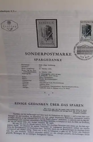 Spargedanke; Legende; Erläuterungsblatt, Abhandlung; ETB; 31. Okt. 1969