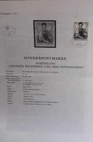 Angelica Kauffmann; Legende; Erläuterungsblatt, Abhandlung; ETB; 15. Juli 1968