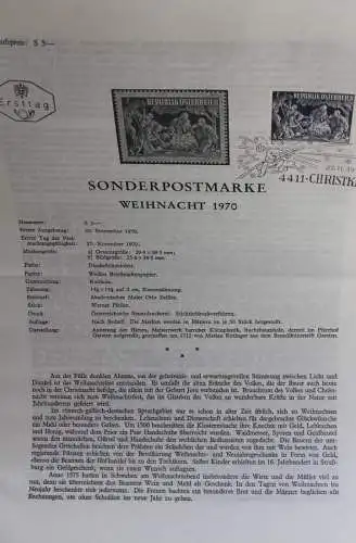 Weihnacht 1970; Christkindl; Legende; Erläuterungsblatt, Abhandlung; ETB; 27. Nov. 1970