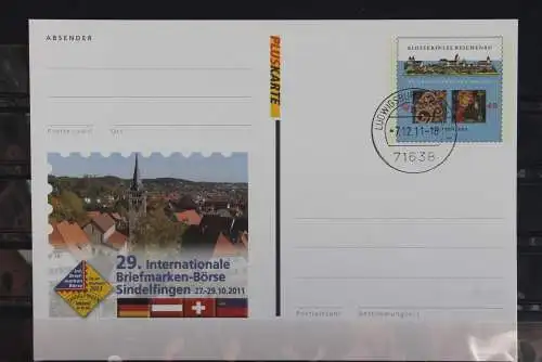 Sonderpostkarte :Int. Briefmarkenbörse Sindelfingen ; 2011; PSo115