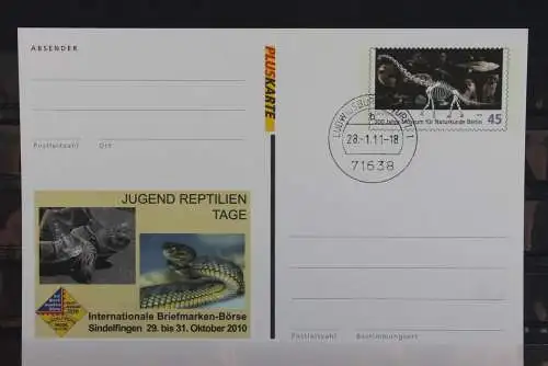 Sonderpostkarte:Int. Briefmarkenbörse Sindelfingen ; 2010; PSo109