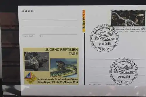 Sonderpostkarte:Int. Briefmarkenbörse Sindelfingen ; 2010; PSo109, Sonderstempel