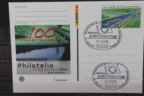 Sonderpostkarte: Philatelia Köln; 2005; PSo90; Sonderstempel Köln