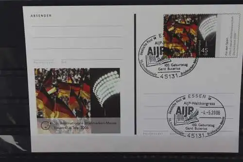 Sonderpostkarte: Int. Briefmarken-Messe Essen; 2006; PSo93; Ersttags-Sonderstempel