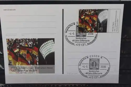 Sonderpostkarte: Int. Briefmarken-Messe Essen; 2006; PSo93; Ersttags-Sonderstempel