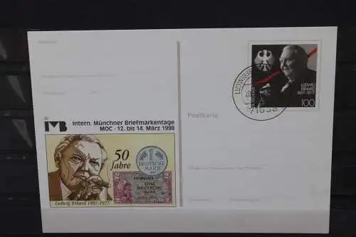 Sonderpostkarte: Int. Münchner Briefmarkentage 1998; PSo51; Stempel Ludwigsburg