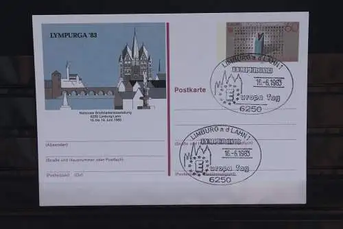 Sonderpostkarte: LYMPURGA 83; PSo8; Sonderstempel Regensburg