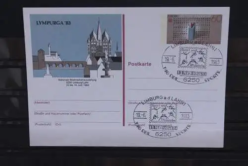 Sonderpostkarte: LYMPURGA 83; PSo8; Sonderstempel Limburg