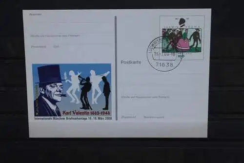 Sonderpostkarte Intern. Münchner Briefmarkentage; PSo65, EST Ludwigsburg