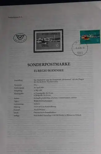 EUREGIO Bodensee; 5.5.1993; Legende, Erläuterungsblatt