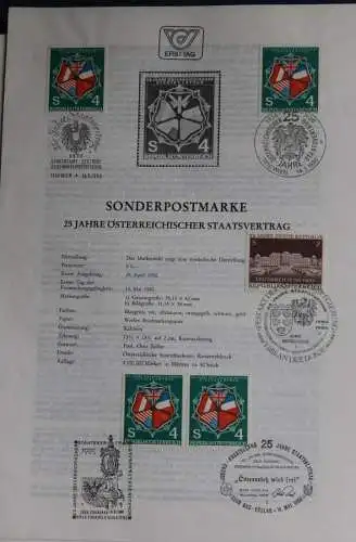 25 Jahre Staatsvertrag ; Ersttagsblatt, 14.5.1980