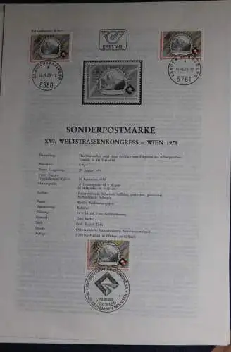 XVI.. Weltstrassenkongress Wien 1979; Ersttagsblatt, 14.9.1979