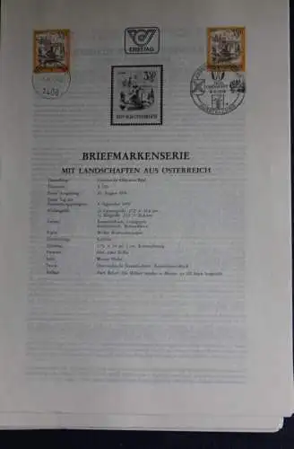 Landschaften aus Österreich: Osterkirche Oberwart/Bgld.;  Ersttagsblatt, 4.9.1978