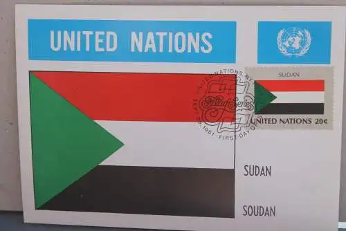 Sudan Maximumkarte, Offizielle  UNO-MK