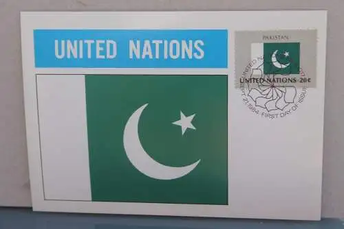 Pakistan Maximumkarte, Offizielle  UNO-MK