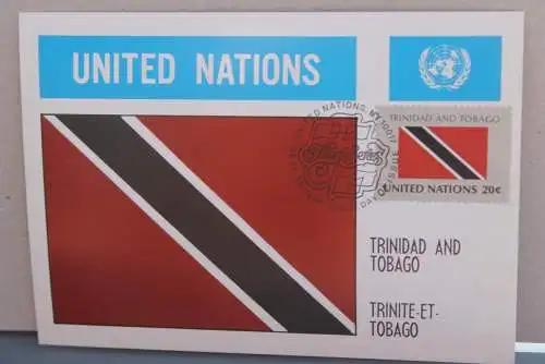 Trinidad and Tobago Maximumkarte, Offizielle  UNO-MK